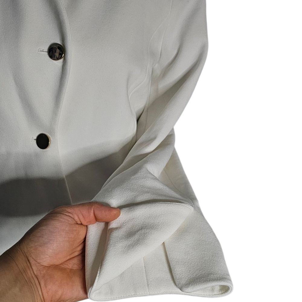 Calvin Klein White Women's Blazer - Picture 3 of 4